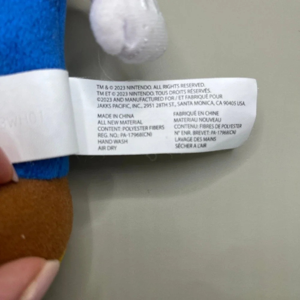 Super Mario Plush Toy by Jakks Pacific 2023 Nintendo‎ 8